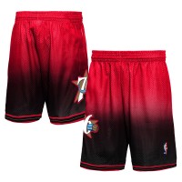 Шорты Philadelphia 76ers Mitchell & Ness 2000/01 Hardwood Classics Fadeaway Reload 3.0 Swingman - Black/Red