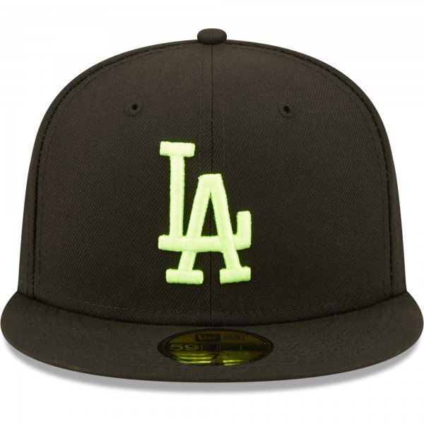 Бейсболка Los Angeles Dodgers New Era Summer Pop 1988 World Series 59FIFTY Snake Undervisor - Black