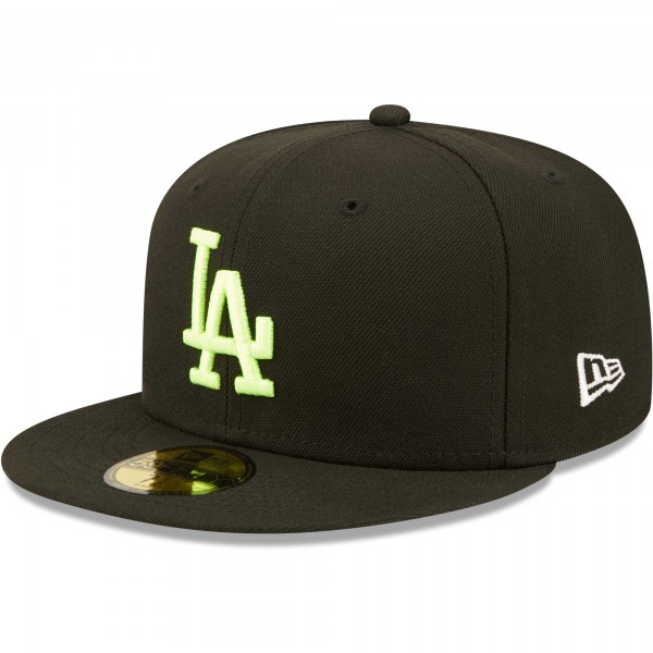 Бейсболка Los Angeles Dodgers New Era Summer Pop 1988 World Series 59FIFTY Snake Undervisor - Black