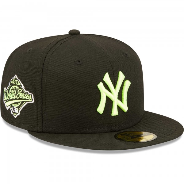 Бейсболка New York Yankees New Era Summer Pop 1996 World Series 59FIFTY Snake Undervisor - Black