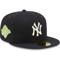 Бейсболка New York Yankees New Era 1996 World Series Champions Citrus Pop UV 59FIFTY - Navy