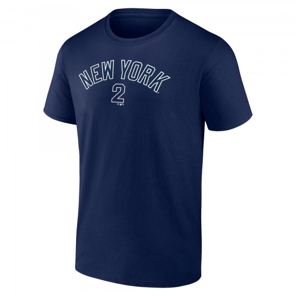 New York Yankees Derek Jeter Fanatics Navy Player Name & Number T-Shirt