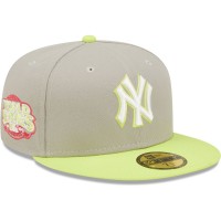 Бейсболка New York Yankees New Era 45th Anniversary Cyber 59FIFTY - Gray/Green