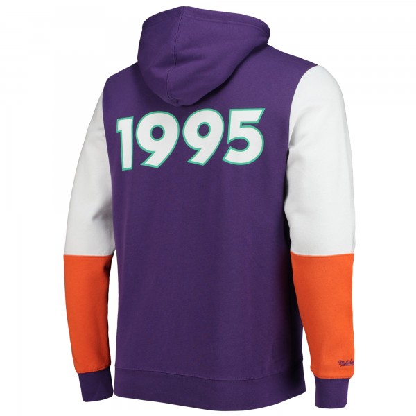 Толстовка NBA Mitchell & Ness Hardwood Classics 1995 All-Star Game Colorblock Fusion - Purple