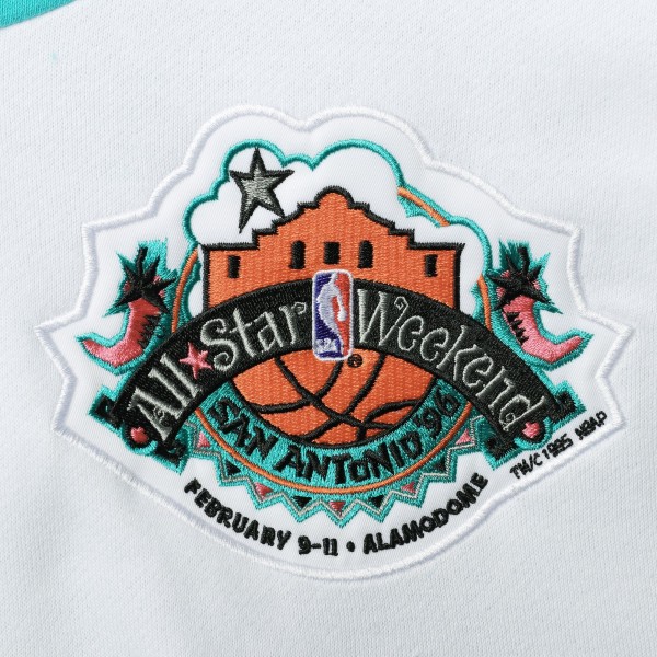 Толстовка NBA Mitchell & Ness Hardwood Classics 1996 All-Star Game Colorblock Fusion - Teal