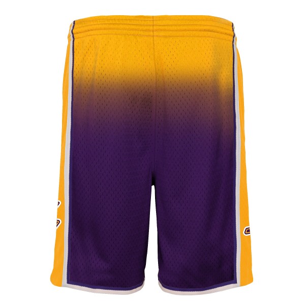 Шорты Los Angeles Lakers Mitchell & Ness Youth 2009/10 Hardwood Classics Fadeaway Reload 3.0 Swingman - Gold/Purple