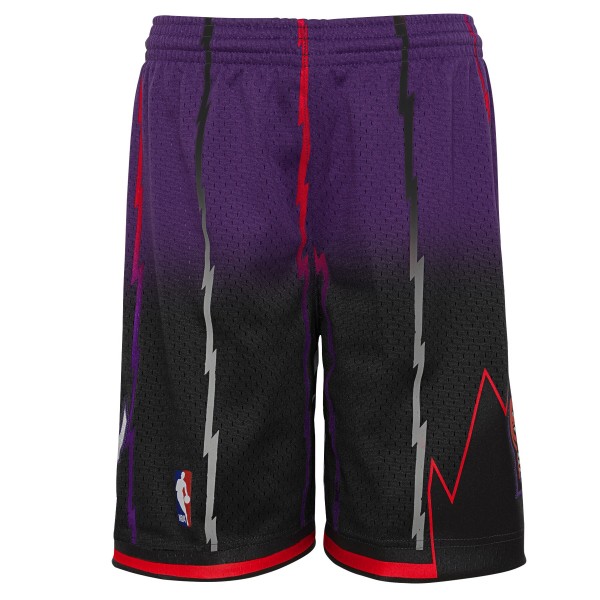 Шорты Toronto Raptors Mitchell & Ness Youth 1998/99 Hardwood Classics Fadeaway Reload 3.0 Swingman - Purple/Black