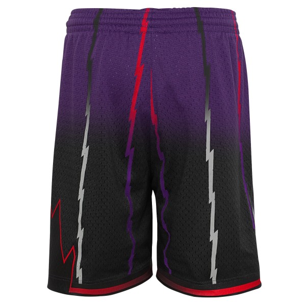 Шорты Toronto Raptors Mitchell & Ness Youth 1998/99 Hardwood Classics Fadeaway Reload 3.0 Swingman - Purple/Black