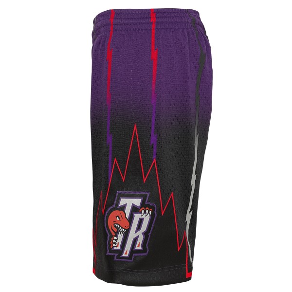 Шорты Toronto Raptors Mitchell & Ness Youth 1998/99 Hardwood Classics Fadeaway Reload 3.0 Swingman - Purple/Black