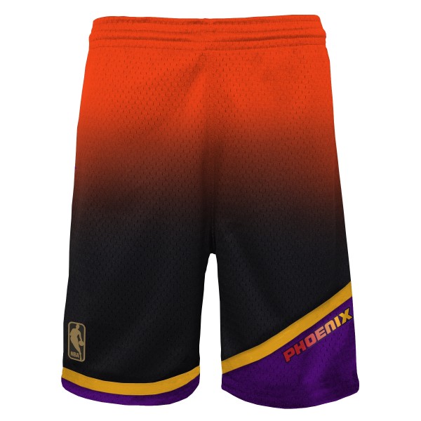 Шорты Phoenix Suns Mitchell & Ness Youth 1996/97 Hardwood Classics Fadeaway Reload 3.0 Swingman - Orange/Black
