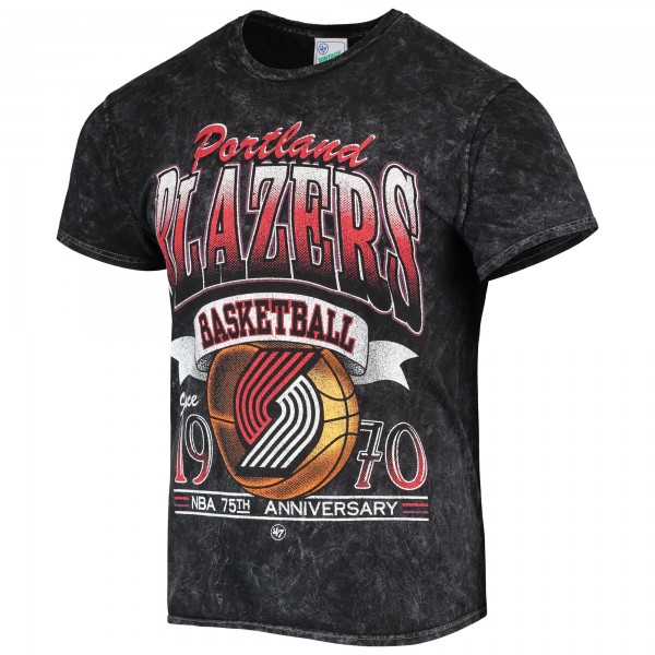 Футболка Portland Trail Blazers 47 75th Anniversary City Edition Mineral Wash Vintage Tubular - Black