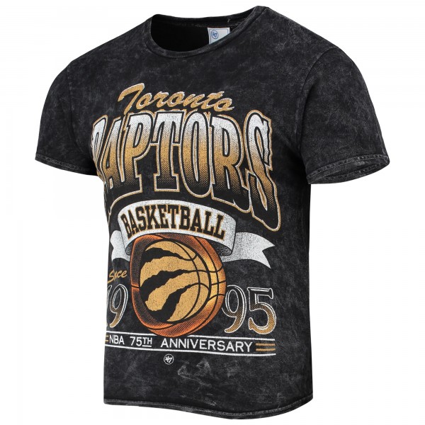 Футболка Toronto Raptors '47 75th Anniversary City Edition Mineral Wash Vintage Tubular - Black