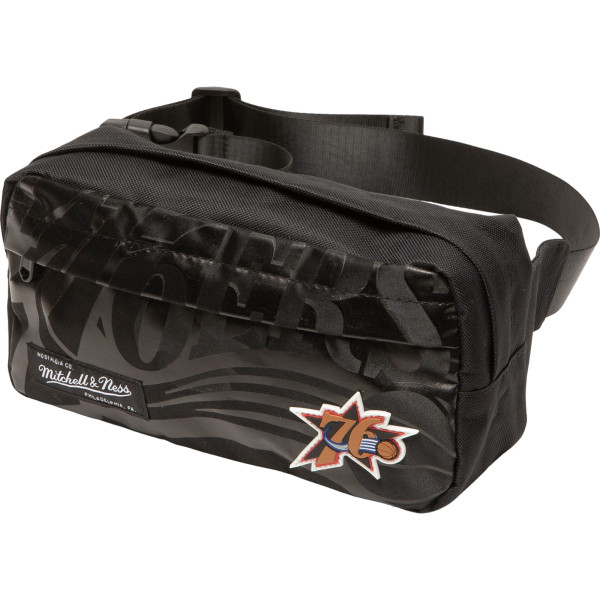 Женская Philadelphia 76ers Mitchell & Ness Black Hardwood Classics Fanny Pack
