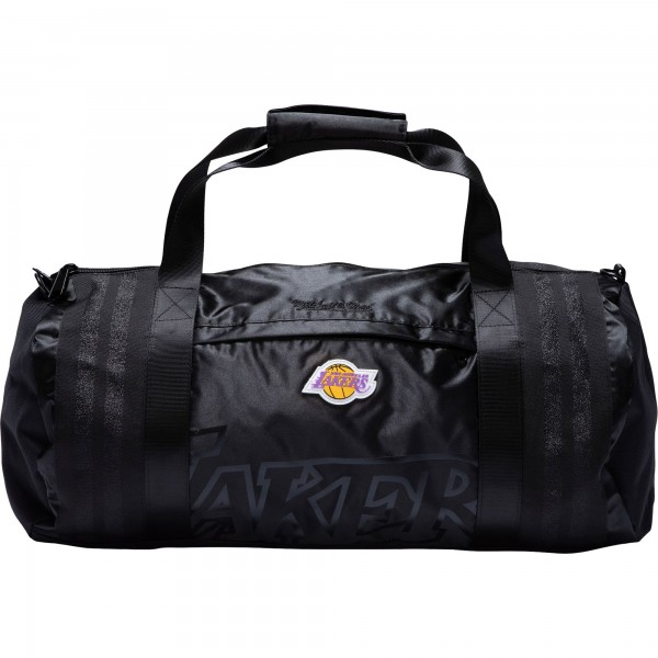 Спортивная сумка Los Angeles Lakers Mitchell & Ness Hardwood Classics Satin