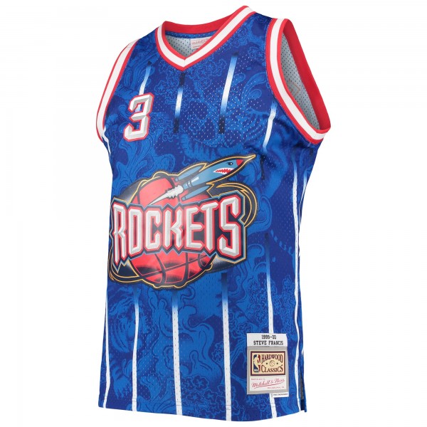Игровая форма  Steve Francis Houston Rockets Mitchell & Ness Hardwood Classics 1999-00 Lunar New Year Swingman - Blue