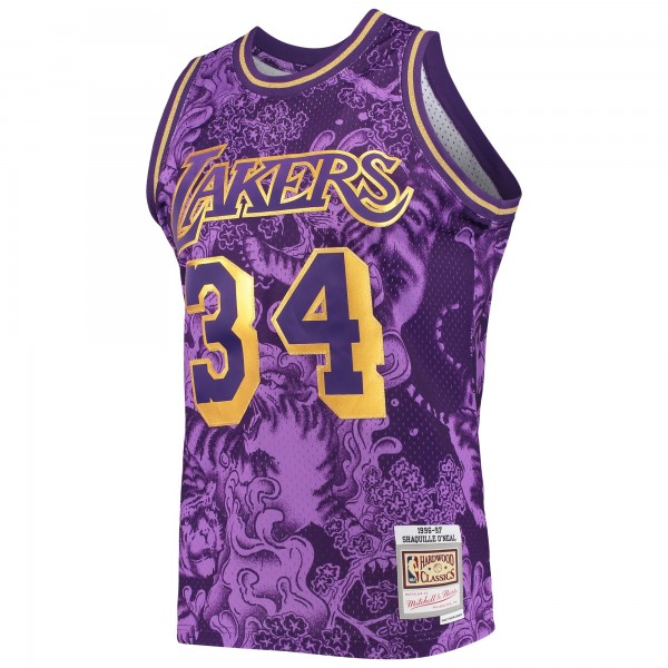 Игровая форма  Shaquille ONeal Los Angeles Lakers Mitchell & Ness Hardwood Classics 1996-97 Lunar New Year Swingman - Purple