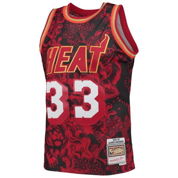 Игровая форма  Alonzo Mourning Miami Heat Mitchell & Ness Hardwood Classics 1996-97 Lunar New Year Swingman - Red