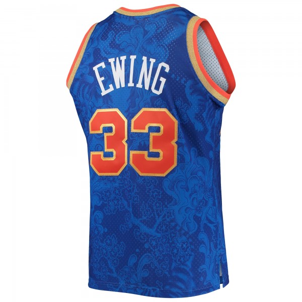 Игровая форма  Patrick Ewing New York Knicks Mitchell & Ness Hardwood Classics 1991-92 Lunar New Year Swingman - Blue