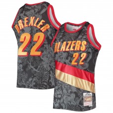 Игровая форма  Clyde Drexler Portland Trail Blazers Mitchell & Ness Hardwood Classics 1991/92 Lunar New Year Swingman - Black