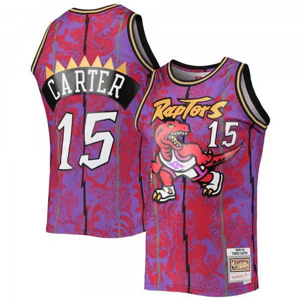 Игровая форма  Vince Carter Toronto Raptors Mitchell & Ness Hardwood Classics 1998-99 Lunar New Year Swingman - Purple