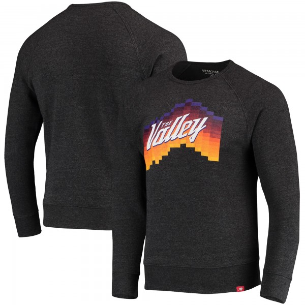 Кофта Phoenix Suns Sportiqe Harmon Raglan Tri-Blend - Heathered Black