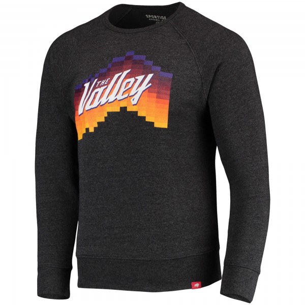 Кофта Phoenix Suns Sportiqe Harmon Raglan Tri-Blend - Heathered Black