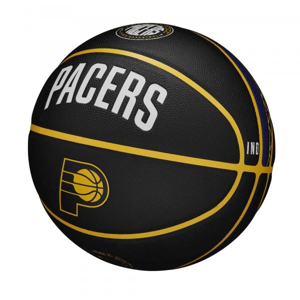 Баскетбольный мяч Indiana Pacers Wilson 2022-23 City Edition Collectors