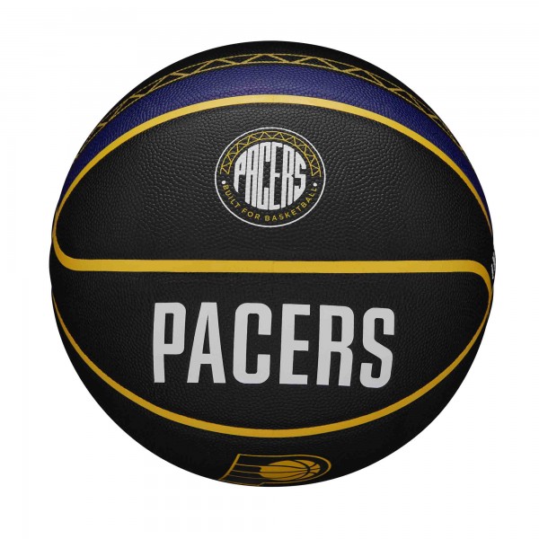 Баскетбольный мяч Indiana Pacers Wilson 2022-23 City Edition Collectors