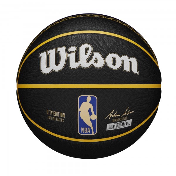 Баскетбольный мяч Indiana Pacers Wilson 2022-23 City Edition Collectors