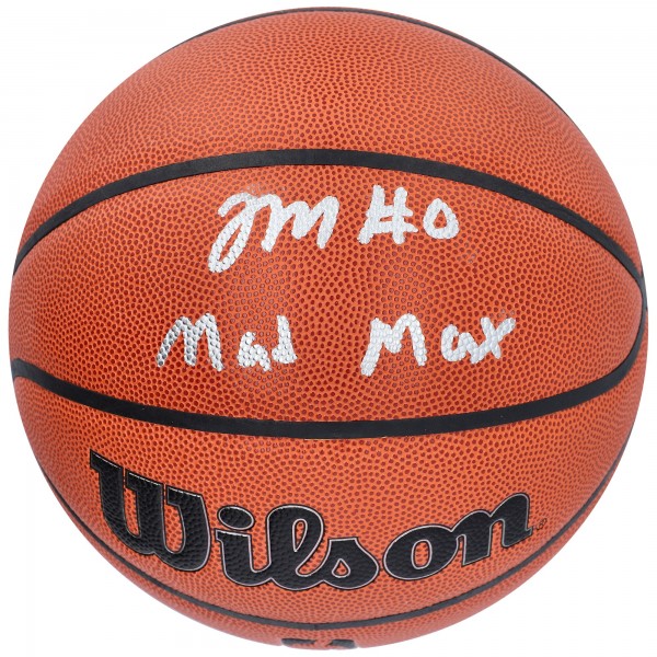 Autographed Philadelphia 76ers Tyrese Maxey Fanatics Authentic Wilson Authentic Series Indoor/Outdoor Basketball with Mad Max Inscription