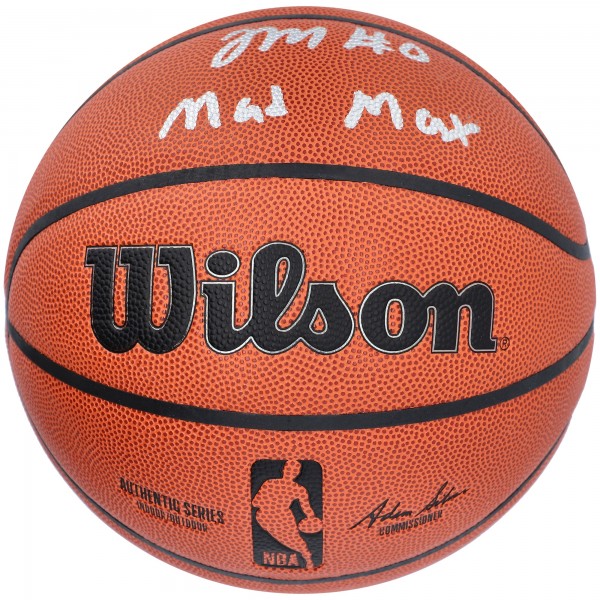 Autographed Philadelphia 76ers Tyrese Maxey Fanatics Authentic Wilson Authentic Series Indoor/Outdoor Basketball with Mad Max Inscription