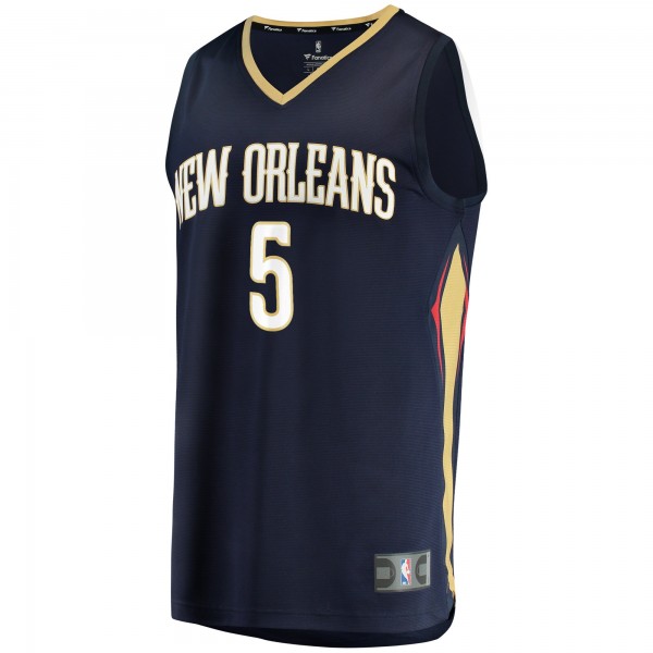 Игровая форма  Herbert Jones New Orleans Pelicans 2021/22 Fast Break Replica - Icon Edition - Navy