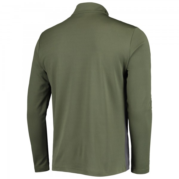 Кофта на короткой молнии Los Angeles Dodgers Levelwear Delta Pursue - Olive