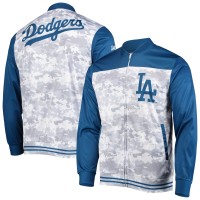 Кофта на молнии Los Angeles Dodgers Stitches Camo - Royal