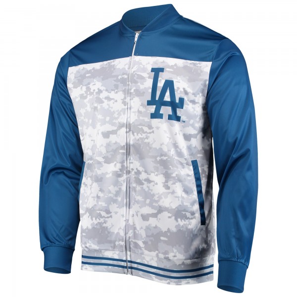 Кофта на молнии Los Angeles Dodgers Stitches Camo - Royal