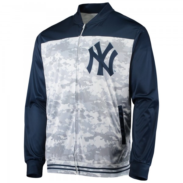 Кофта на молнии New York Yankees Stitches Camo - Navy