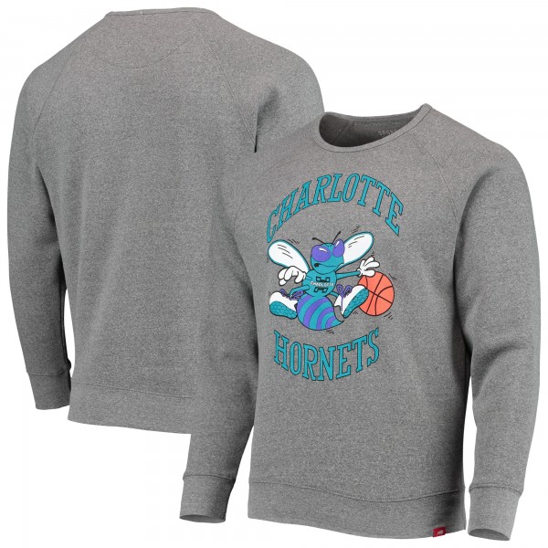 Кофта Charlotte Hornets Sportiqe Harmon Raglan Tri-Blend - Heathered Gray