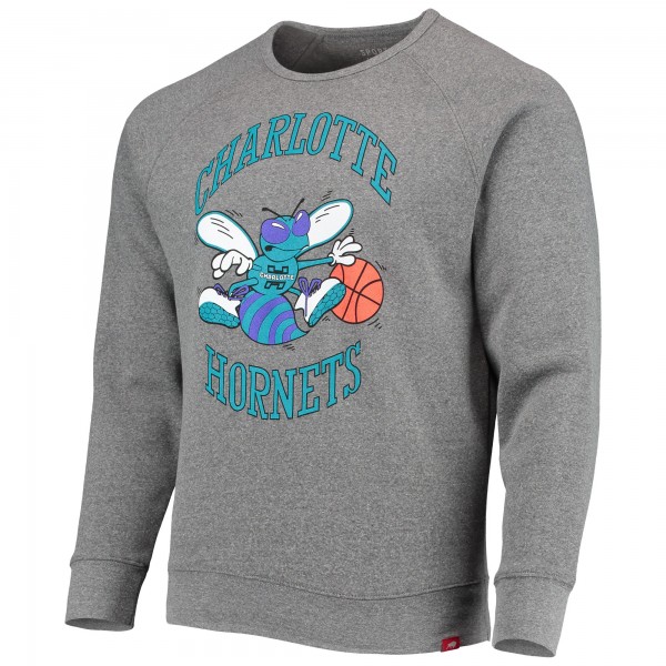 Кофта Charlotte Hornets Sportiqe Harmon Raglan Tri-Blend - Heathered Gray