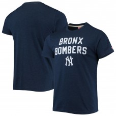 New York Yankees Homage Navy Hyper Local Tri-Blend T-Shirt