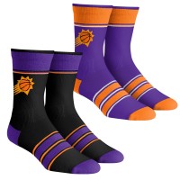 Две пары носков Phoenix Suns Rock Em Unisex Multi-Stripe