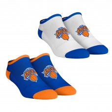 New York Knicks Rock Em Socks Womens Core Team 2-Pack Low Cut Ankle Sock Set