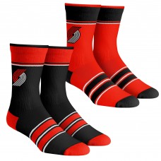Две пары носков Portland Trail Blazers Rock Em Youth Multi-Stripe