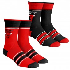 Две пары носков Chicago Bulls Rock Em Socks Youth Multi-Stripe