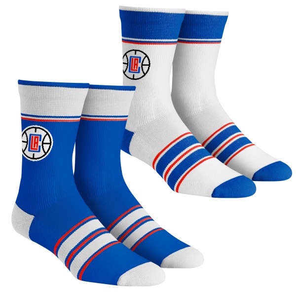 Две пары носков LA Clippers Rock Em Youth Multi-Stripe