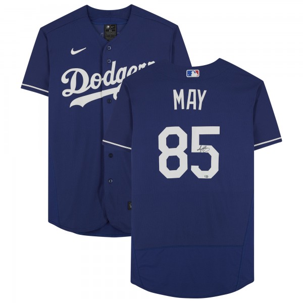 Autographed Los Angeles Dodgers Dustin May Fanatics Authentic Royal Nike Authentic Jersey