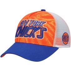 Детская бейсболка New York Knicks Santa Cruz Tie-Dye - Orange/Blue