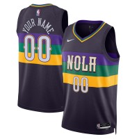 Игровая форма  New Orleans Pelicans Nike Unisex 2022/23 Swingman Custom - City Edition - Purple