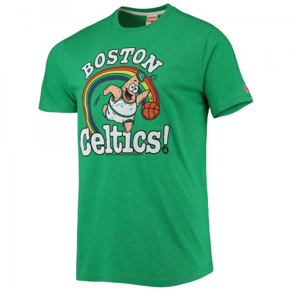 Футболка Boston Celtics Homage NBA x Spongebob Collab Tri-Blend - Kelly Green