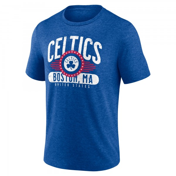 Футболка Boston Celtics Badge of Honor Tri-Blend - Royal