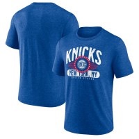 Футболка New York Knicks Badge of Honor Tri-Blend - Royal
